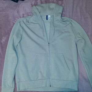 Divided Heather Gray Zip-Up Jacket